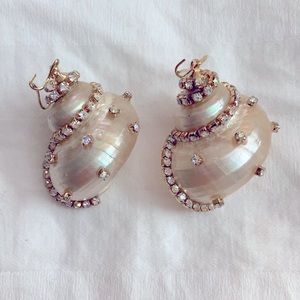 Zara seashell earrings